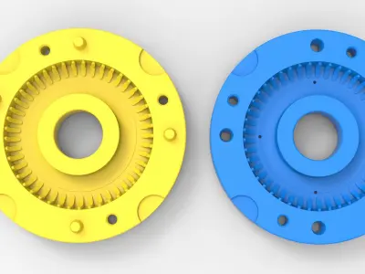 Mold for diecast  tire 7 Scale 1 to 10 and 1 to 14 and 1 to 25 3D print model