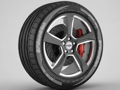 Wheel Volvo S60 2 3D model
