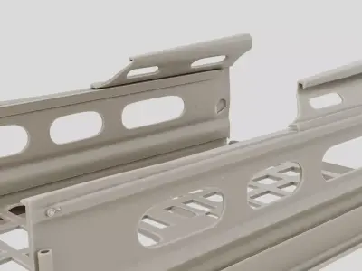Industrial Factory Overhead Cable Tray for 3D print 3D model