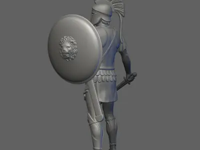 Greek Hoplite 3D print model