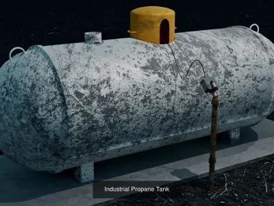 Industrial equipment 3D Model Pack