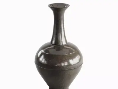 Ceramic Vase 01 Low-poly 3D model