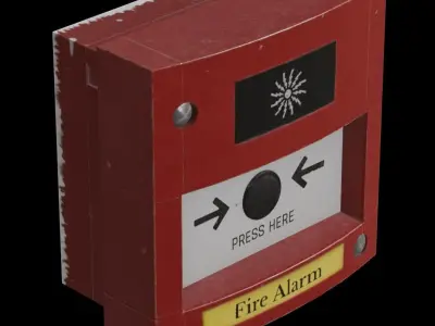Fire Safety Pack Low-poly 3D model