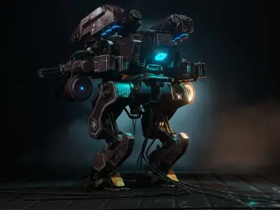 MEX-DS20 Low-poly 3D model