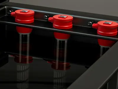 industrial bathroom 3D model