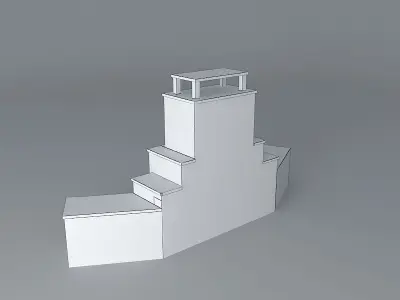 The Glastonbury fireplace Free 3D model