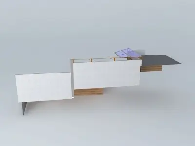 Aquapônico system 12- Aquaponics Beira Mar-2 tanks 1000L IBC ... 3D model