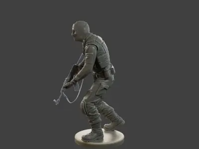 CzechSlovak Police Tactical Unit CPTU2 005 3D print model