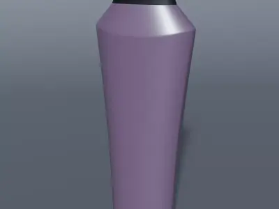 gl bottle Low-poly 3D model