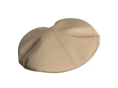 Wool Beret 3D model purchase