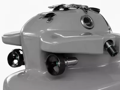 Triton 1650 - Private Submarine 3D model