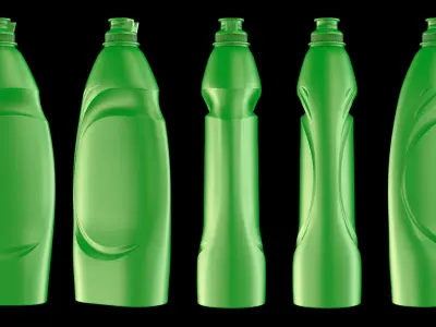 Detergent Bottle 900 ml 3D model