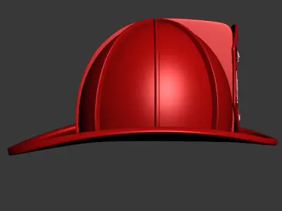 Fireman helmet 3D model