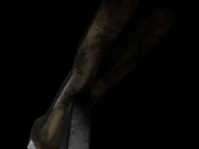Hammer Tool Low-poly 3D model