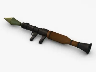 Bazooka Rocket Launcher 3D model