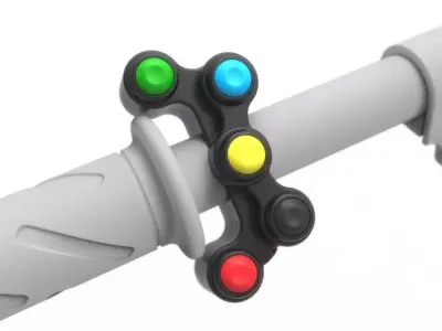 GP 5 Button Switchgear 3D model