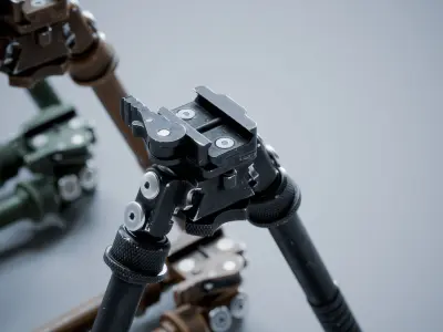 Bipods bipod Low-poly 3D model