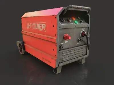 POWER DISTRIBUTOR Low-poly 3D model