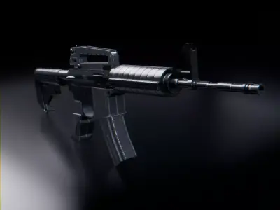 The Tactical Carbine Modern M4A1 Low-poly 3D model