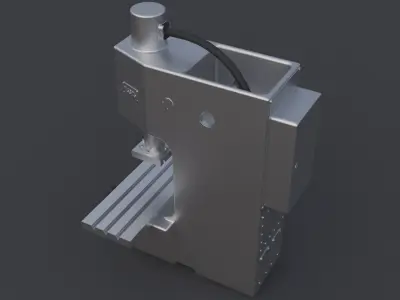 Punch machine P6326 step 3D model