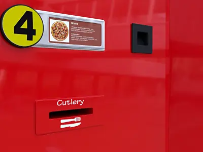 automatic cooking 3D model