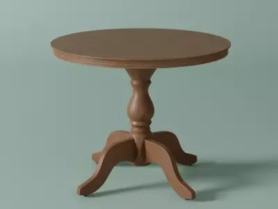 Wooden Table 3D model