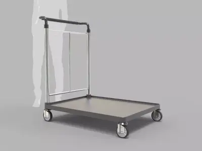 Luggage Trolley 2 3D model