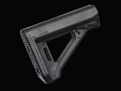 Magpul MOE RL Stock Low-poly 3D model