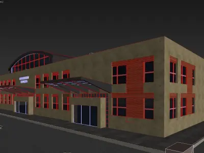 Public Center -2 3D model