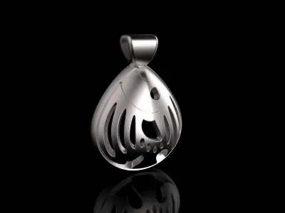Fish necklace pendant Free 3D print model