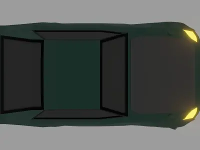 Datsun 240z low-poly model Free 3D model