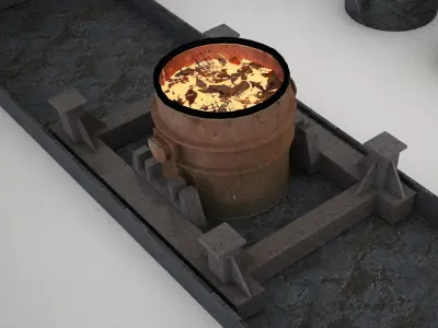 Furnace Electric Arc Furnace 3D model