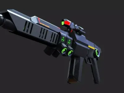 PG Pulse Rifle 3D model