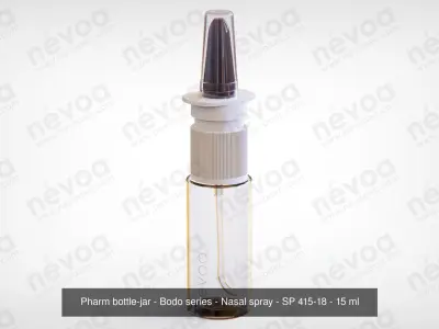Cosmetic jar - Bodo series - Nasal spray - Screw cap 15 ml 3D Model Pack