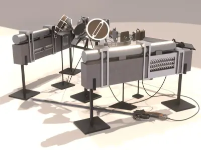 Omni-directional mobility gear  3D model