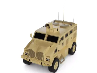 Military MRAP 3D model from CGTrader