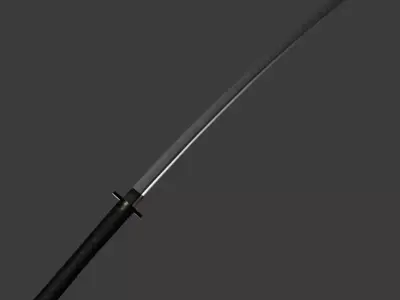Katana Game Ready Madspark Unity Low-poly 3D model