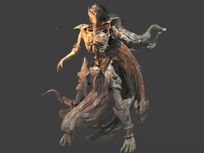 Macabra skeleton 2 3D model