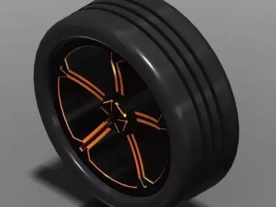 Alloy Wheel Concept Free 3D model