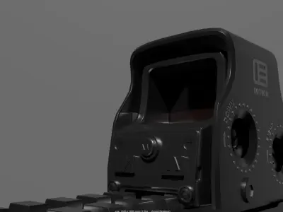 Vector K10 Low-poly 3D model