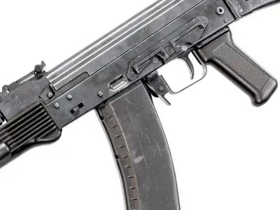 AK74M Low-poly 3D model