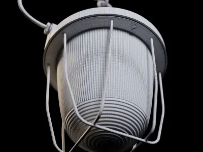 Industrial lamp S-200 3D model