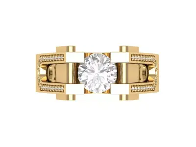Wedding Ring 3D print model 96