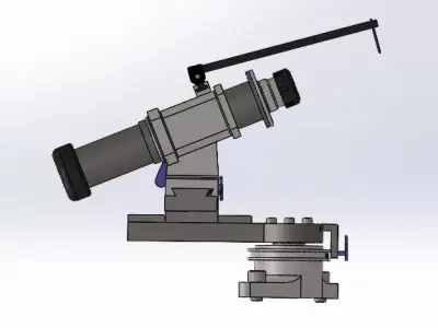 CNC endmill tool grinder 3D model