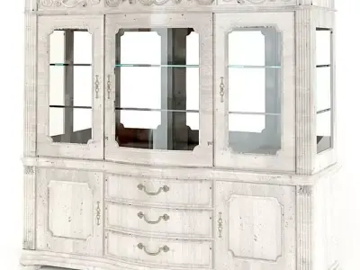 Antique China Hutch 3D model
