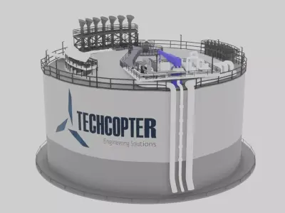 Low-Poly Gas Storage 3D model
