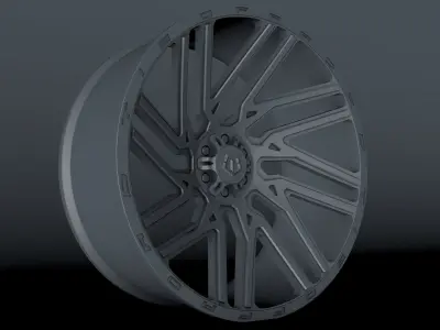 Tis Wheels 554BM Free low-poly 3D model