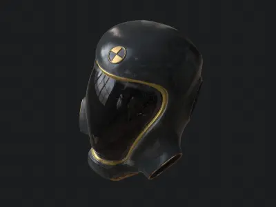 Sci-FI Helmet 3D model