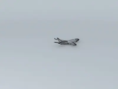 Template - Illyushin Il-96-300 Free 3D model