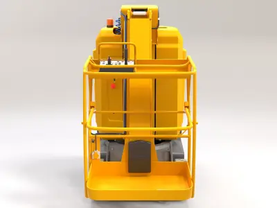 Haulotte Star 10 Vertical Masts Jib 3D model